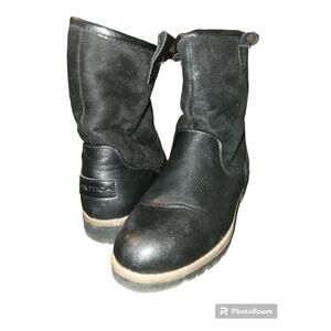 Women's Nautica Black Low Lug Sherpa Lined‎ Bosun3 Boots Size 8